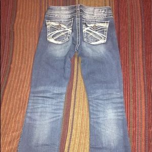 Silver Jeans Pioneer Distressed Bootcut Size 28/31